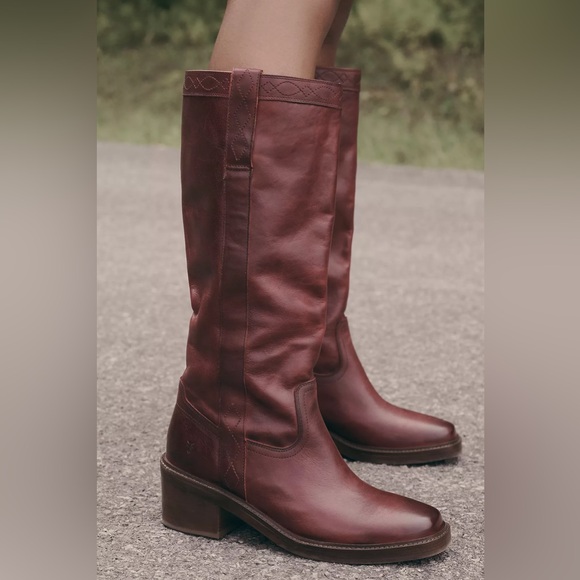 Frye Kate Pull-On Boots Merlot